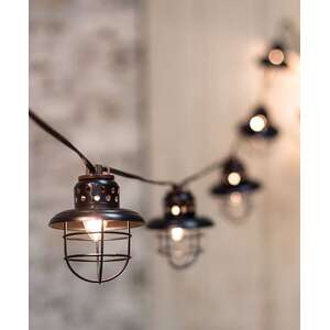 Black Lantern String Lights  G13906