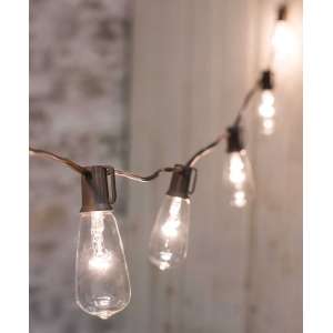 Clear Edison String Lights, 10 ct. G13854
