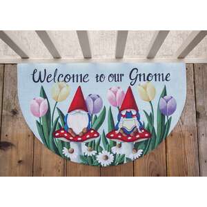 {[en]:Welcome To Our Gnome Tulips Half Mat