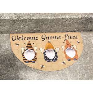 {[en]:Welcome Gnome-Bees Half Mat