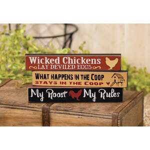 Roost Rules Mini Sticks - 3 asst.