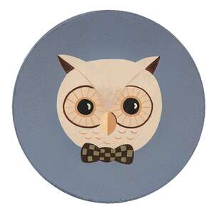 Owl Head Plate- 4 asst