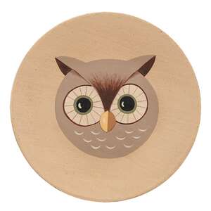 Owl Head Plate- 4 asst