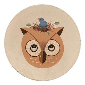 Owl Head Plate- 4 asst