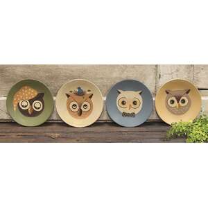 Owl Head Plate- 4 asst