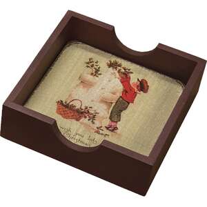 Vintage Christmas Coasters - Set of 4