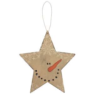 Hanging Snowman Star