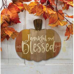 Thankful and Blessed Pumpkin