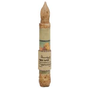 Joyful Easter Timer Taper 6" - Burnt Ivory