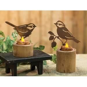 Rusty Bird Tealight Holder - Small