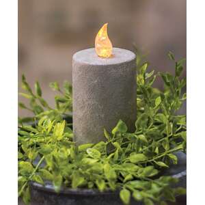 Cement Look Timer Pillar 4" x 2.25" -