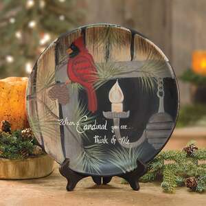 Cardinal You See Plate