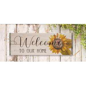 Welcome to Our Home Sign