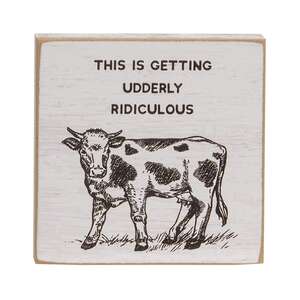 Udderly Ridiculous Square Block, 3 Asstd. 38225;