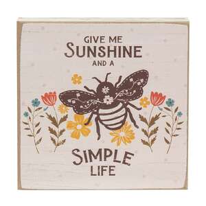 Backyard Garden Floral Square Block, 2 Asstd. 38244;