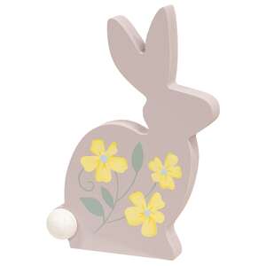 3 Set - Wooden Deco Pattern Bunny Sitters