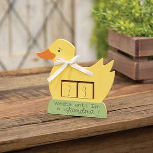 Weeks Til I'm a Grandma Duckling Countdown Calendar