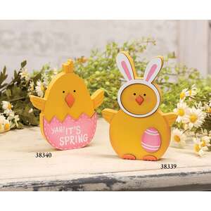 Chick in Bunny Hat Easter Egg Sitter