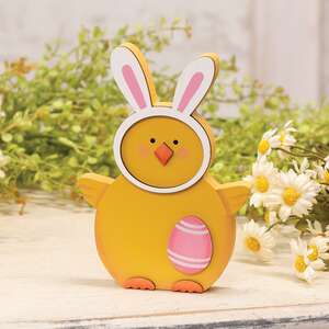 Chick in Bunny Hat Easter Egg Sitter