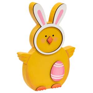 Chick in Bunny Hat Easter Egg Sitter