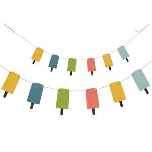 Popsicles Wooden Garland 38349;