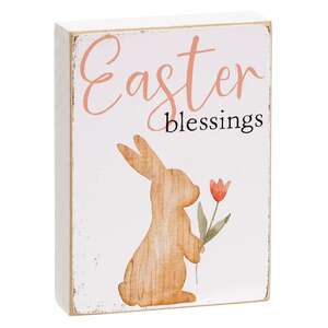 Easter Blessings Mini Rectangle Block - 3 Asstd.