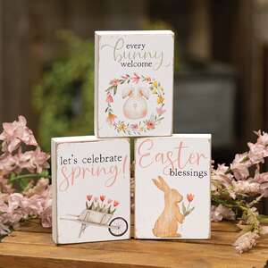 Easter Blessings Mini Rectangle Block - 3 Asstd.