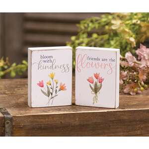 Flowers of Kindness Mini Rectangle Block - 2 Asstd.