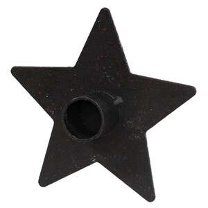 Distressed Star Candle Holder