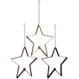 Whimsical Hanging Stars - Large - 3 Asst.