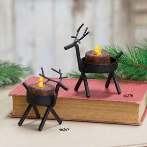 Reindeer Tealight Holder - Small