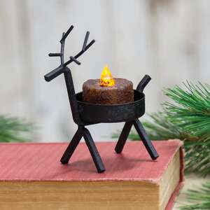 Reindeer Tealight Holder - Large