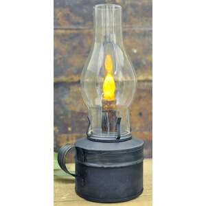 Barn Timer Lantern in Black