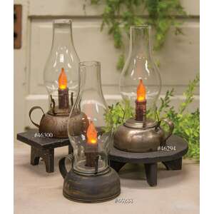 Library Timer Lantern in Black