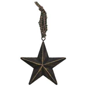 Hanging Metal Star - 3.75" Assorted