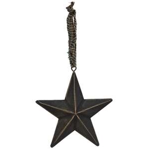 Hanging Metal Star - 4.5" Assorted