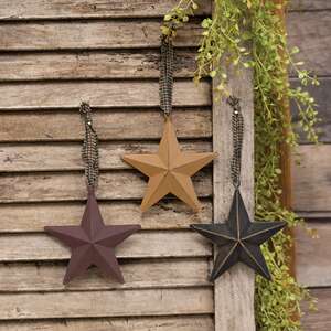 Hanging Metal Star - 4.5" Assorted