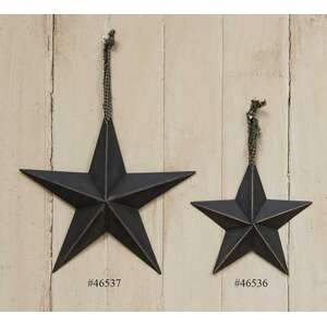 Black Hanging Star - 5.5"
