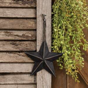 Black Hanging Star - 5.5"