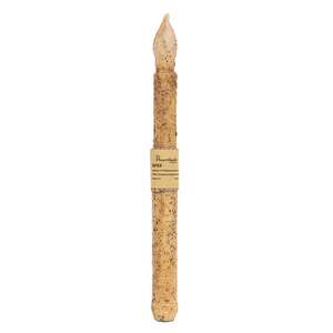 Burnt Ivory Taper Candle - 11"