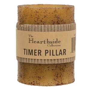 Burnt Ivory Timer Pillar - 3" x 4"