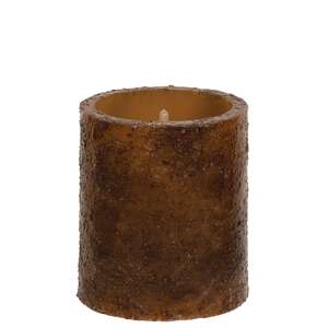 Burnt Mustard Timer Pillar - 3" x 3.5"Burnt Mustard Timer Pillar - 3" x 3.5";