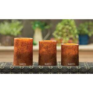 Burnt Mustard Timer Pillar - 3" x 4"