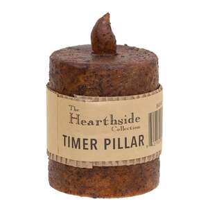 Burnt Mustard Timer Pillar - 2.5'' x 2.25''