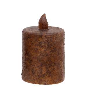 Burnt Mustard Timer Pillar - 3'' x 2.5''