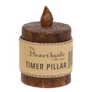 Burnt Mustard Timer Pillar - 3'' x 2.5''