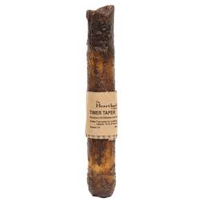 Primitive Drip Burnt Mustard Candle - 6''