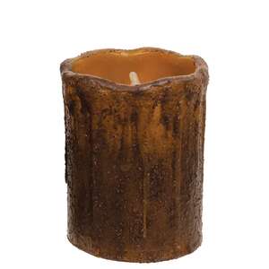 Burnt Mustard Timer Pillar - 3" x 4"