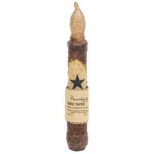 Burnt Mustard Star Taper - 6" Timer