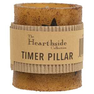 Star Timer Pillar - Burnt Mustard - 3.5" x 3";